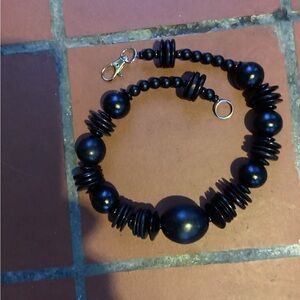 Men’s Black Wood Necklace 🖤